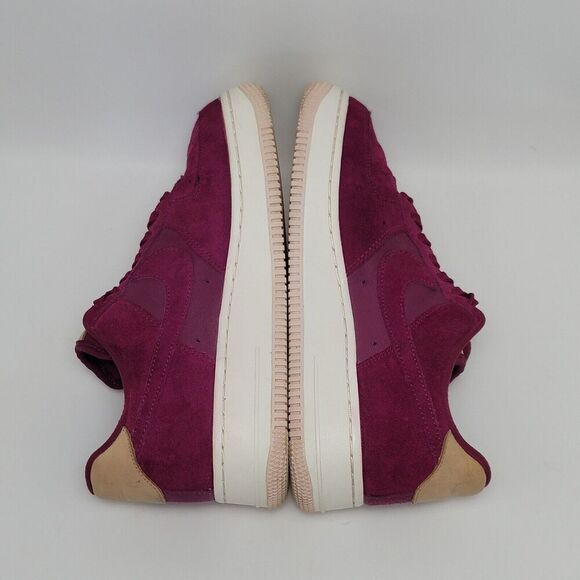Womens Nike Air Force 1 True Berry Suede Athletic Sneakers Size 7.5 896185-602 - Picture 11 of 13